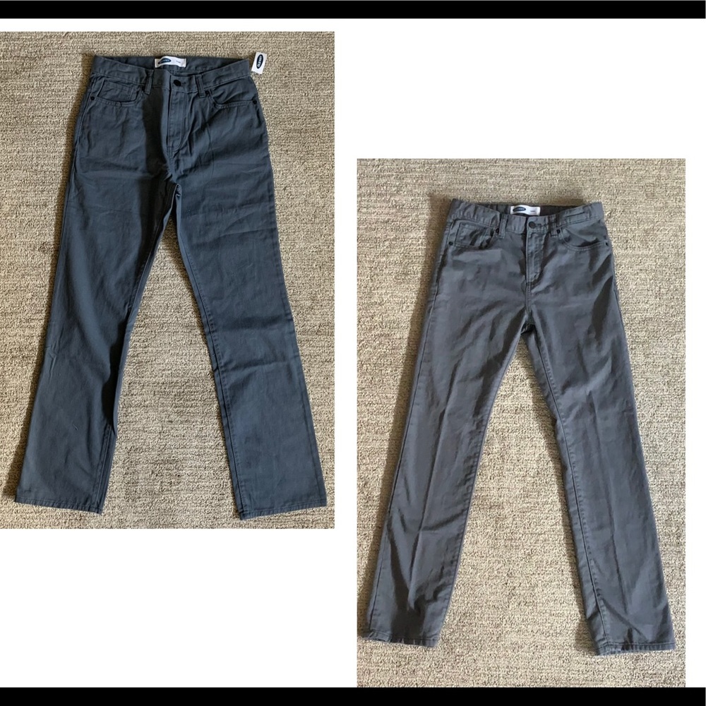 2 pairs! Boys Grey Old Navy Jeans Size 16 - NWT!